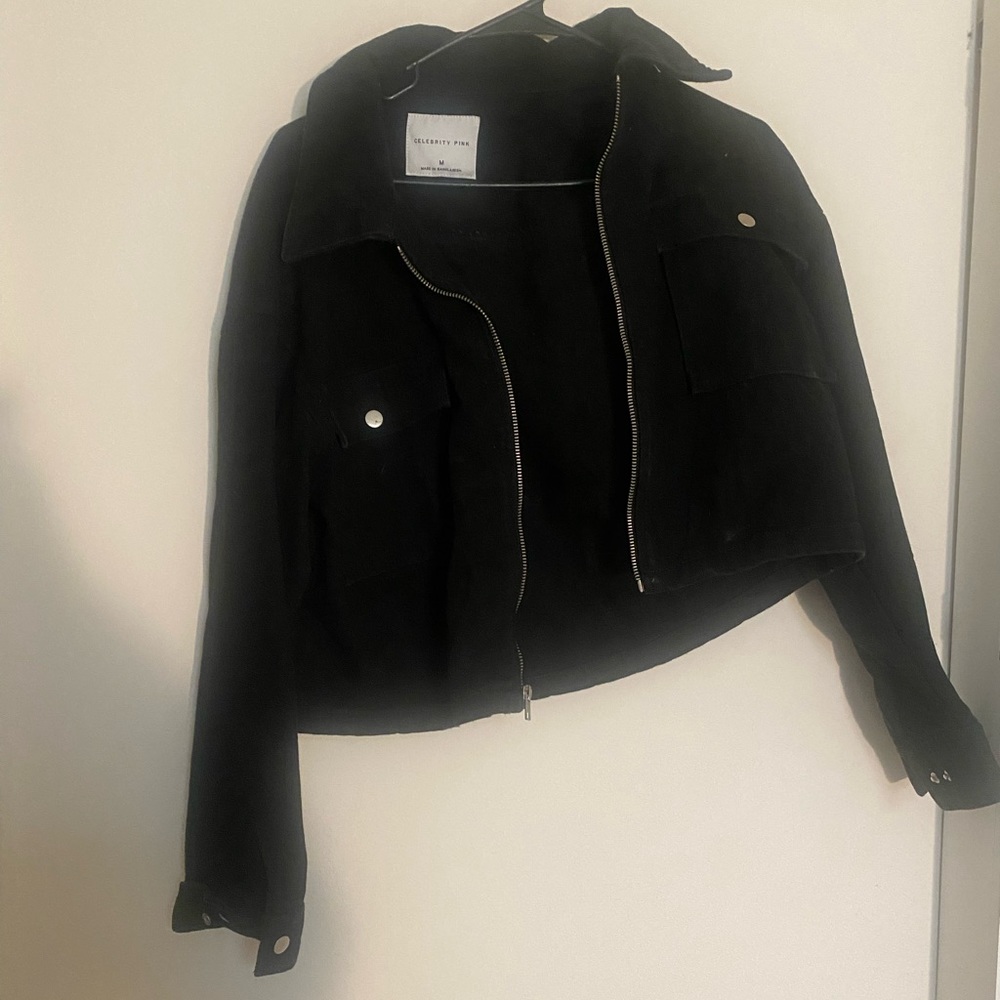 Black jeans jacket
